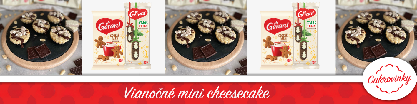 Vianočné mini cheesecake 